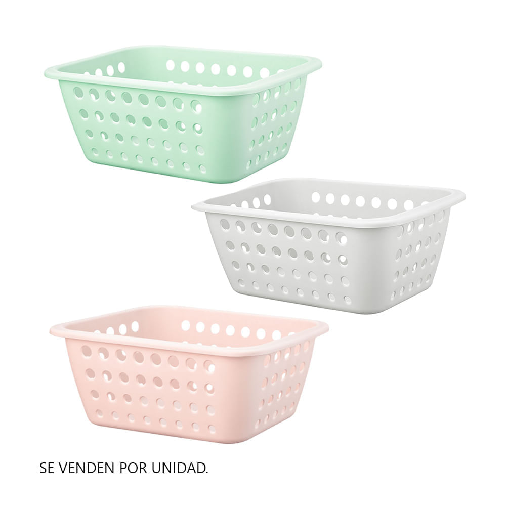 Canastilla Organizadora Olenka 5.2L Texturizada Reyplast