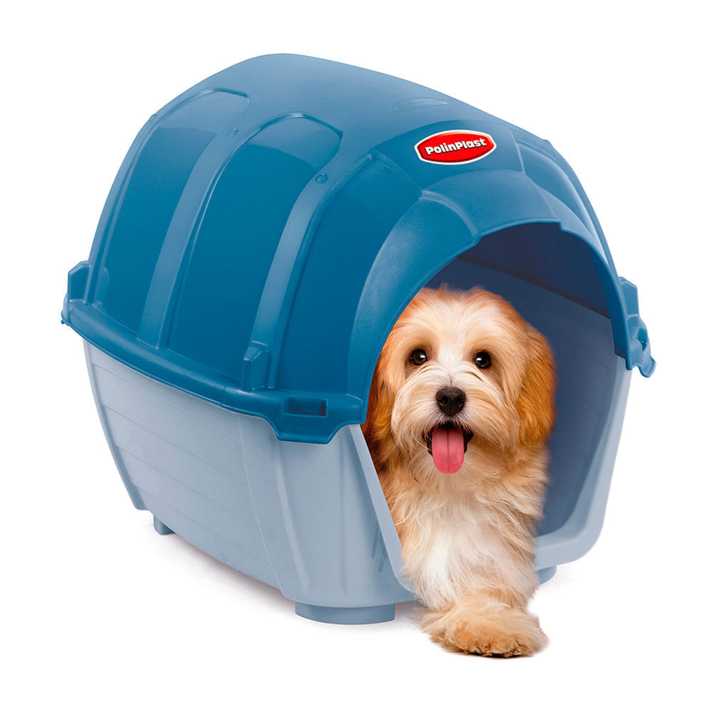 Pet house small Gris/Acero Polinplast