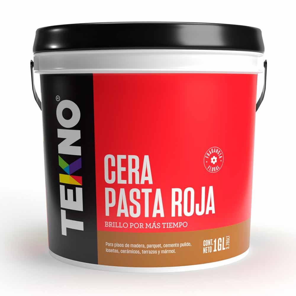 Cera en Pasta Tekno Roja 1 Galón