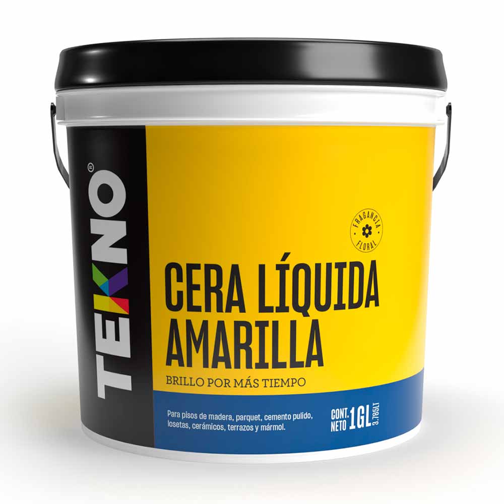 Cera Líquida Tekno Amarilla 1 Galón