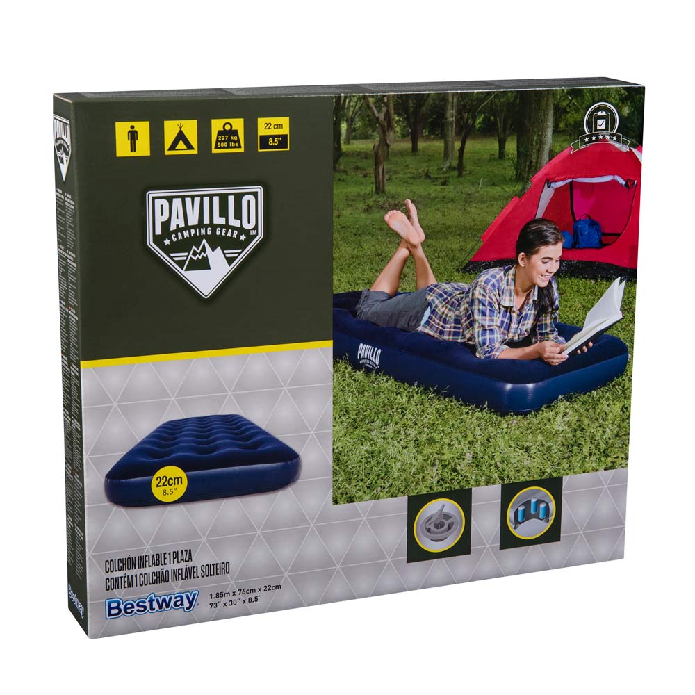 Colchón inflable para camping 1 plaza - Promart