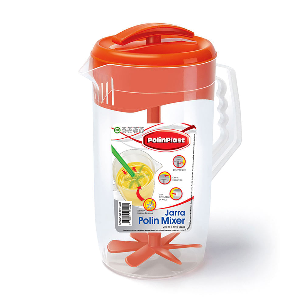 Jarra Mixer 2.5 litros Polinplast