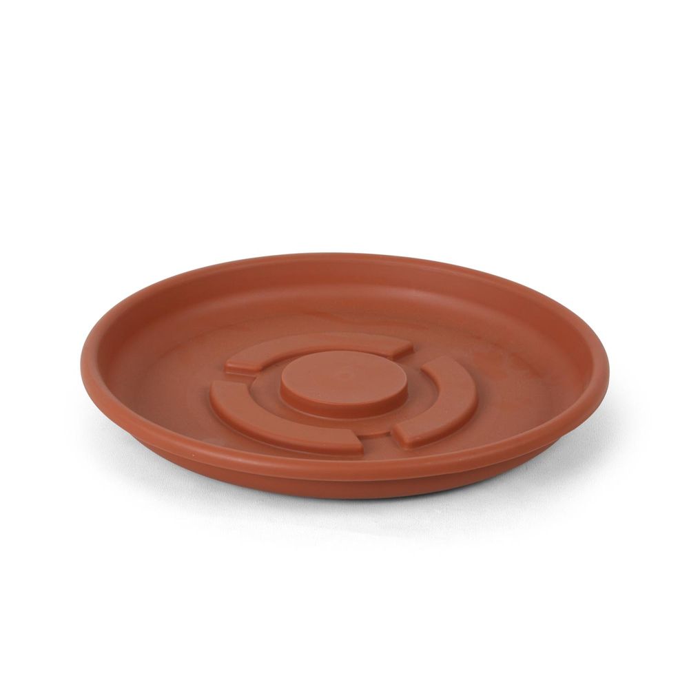 Plato de PVC Circular Reyplast Palmeto Terracota 26.5cm