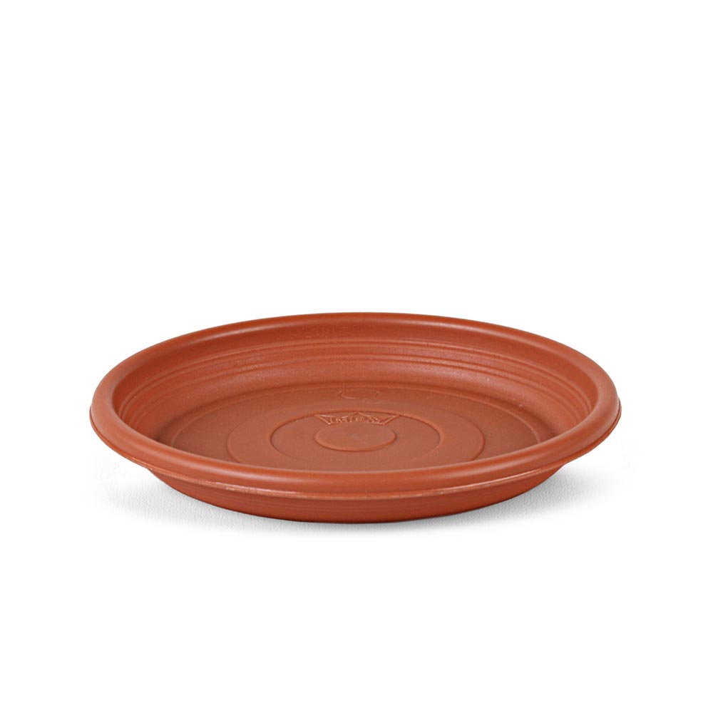 Plato Circular PVC Reyplast Tulipán #11 Rojo Terracota