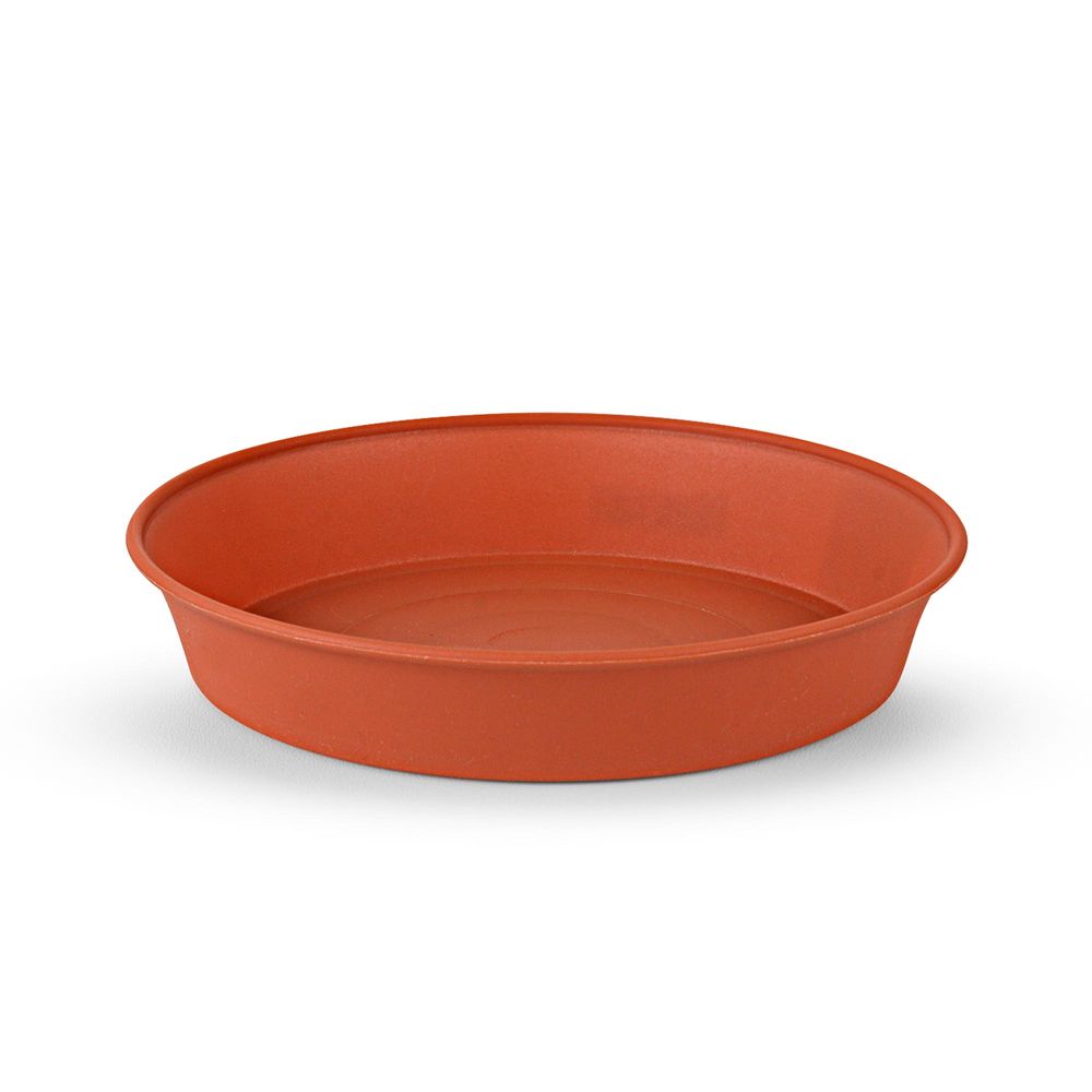 Plato Circular PVC Tulipán #16 Rojo Terracota Reyplast