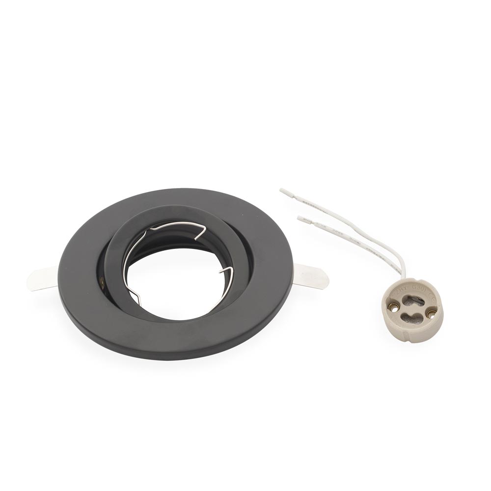 Spot para dicroico Llano Lightech 11cm Negro