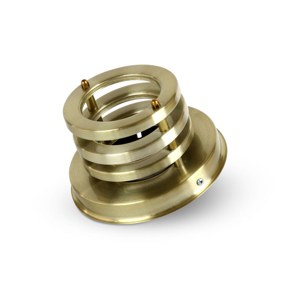 Spot incandescente 3 anillos 1 luz bronce Gocia