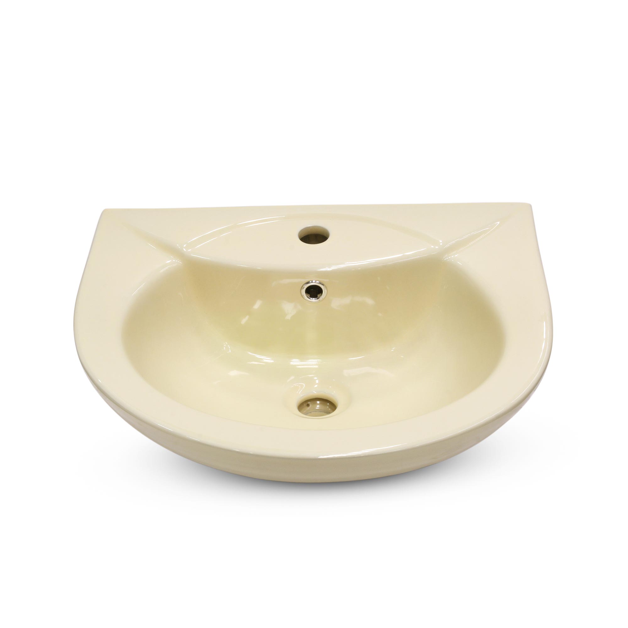 Lavatorio Loza Vitrificada Orange Índigo Boné 52cm