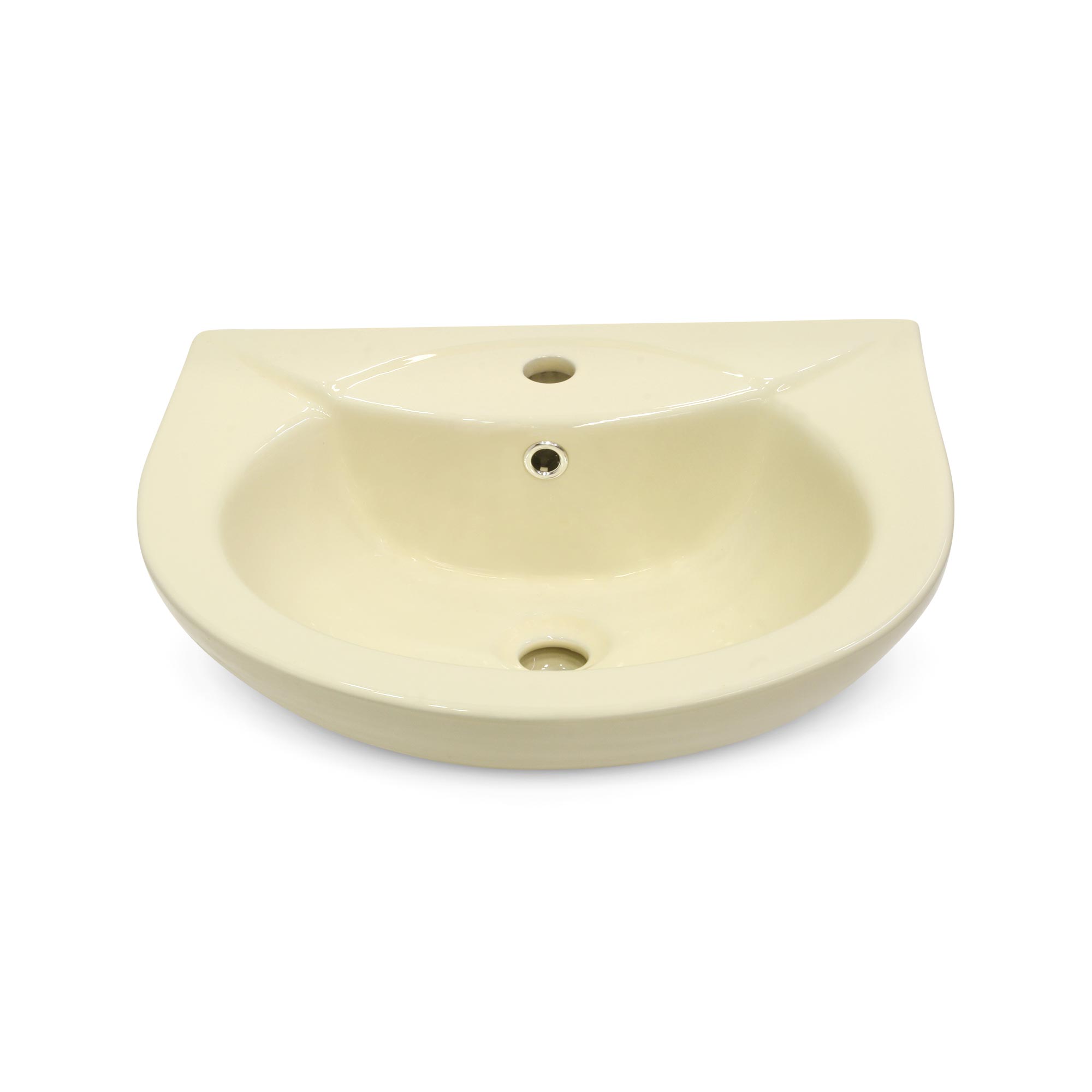 Lavatorio Loza Vitrificada Orange Ártico Boné Beige 56 cm