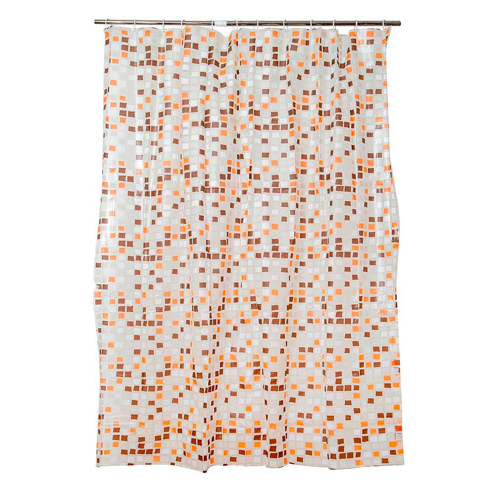 Cortina de Baño con Aros Intima 180x180cm Pepelma Terra