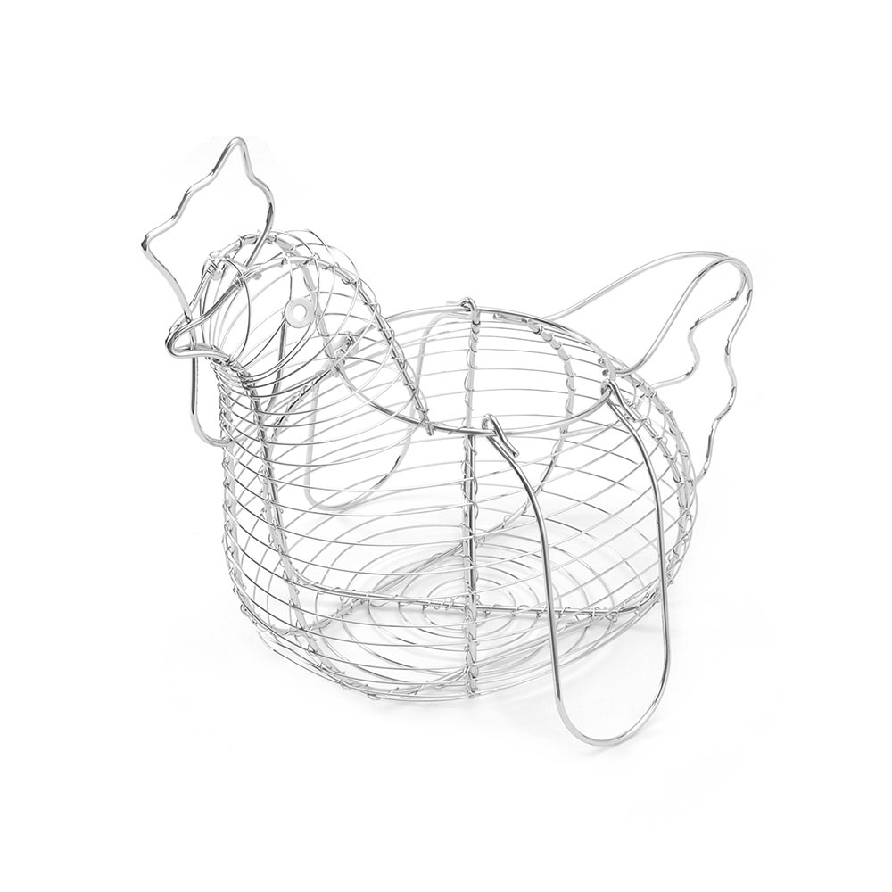 Canasta de huevos cromada Orange