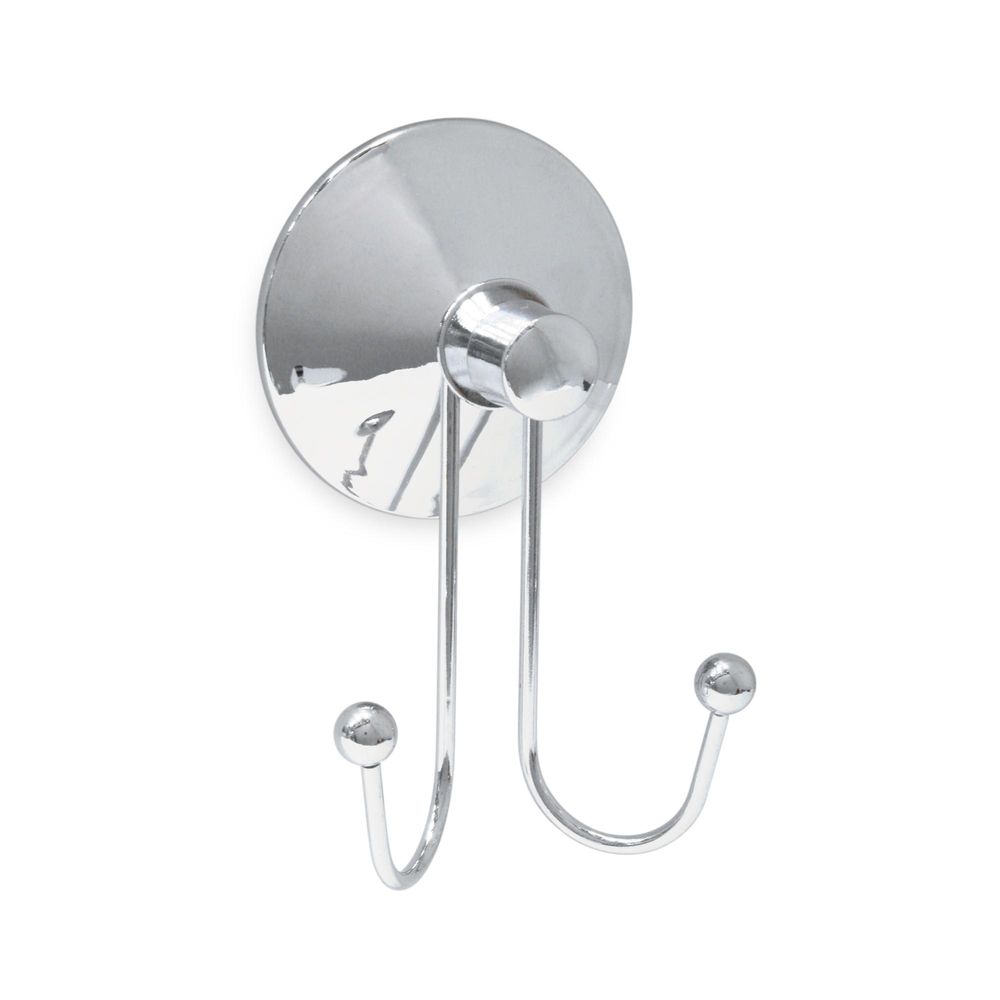 Perchero Doble Cromado con Chupón Orange