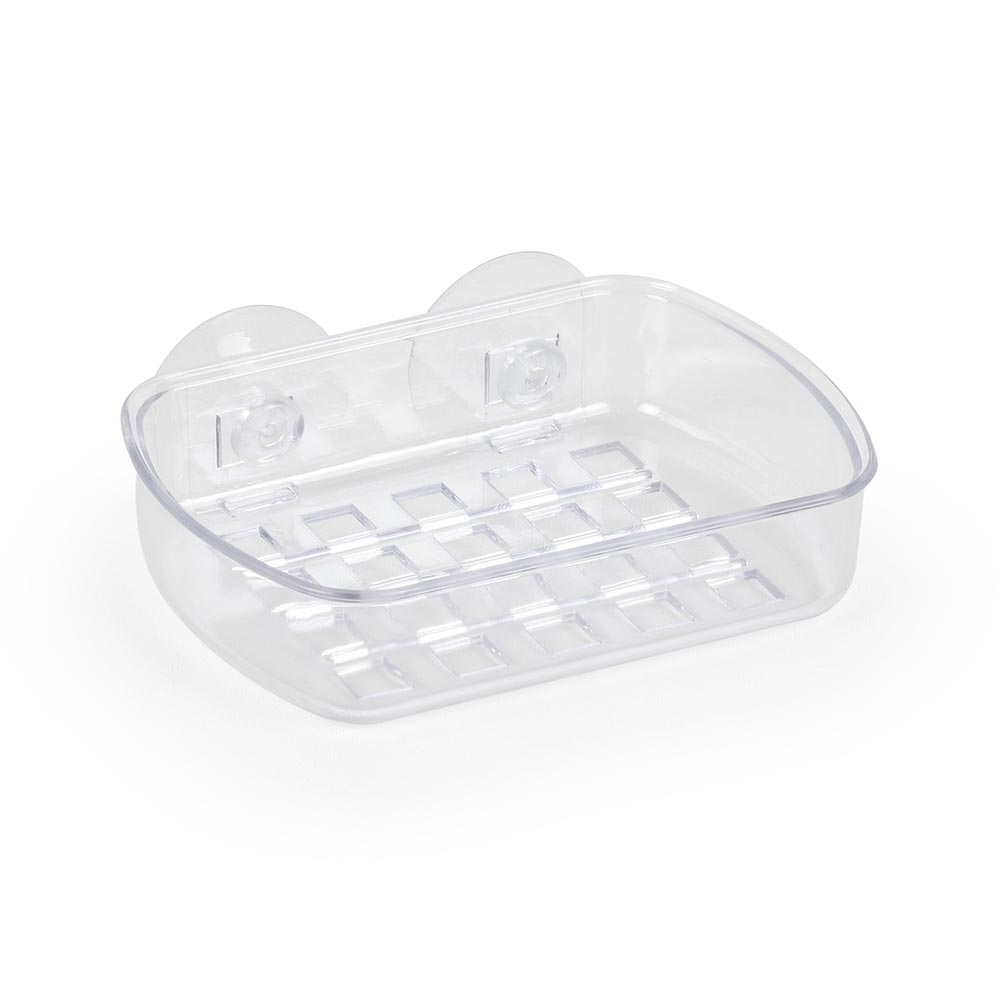 Jabonera de Plástico Transparente Interdesign con Chupón