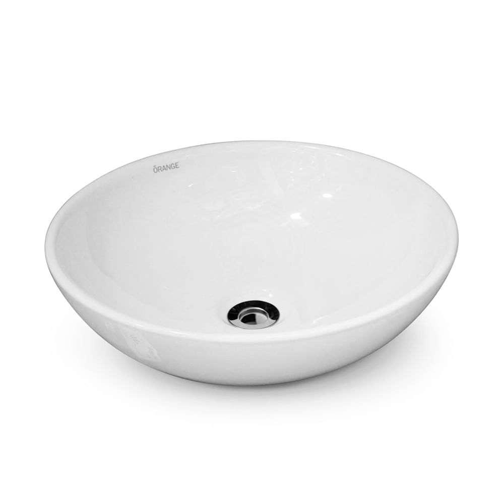 Ovalín Circular Orange Ascoli para Sobreponer 41cm Blanco Ovalín Circular Orange Ascoli para Sobreponer 41cm Blanco