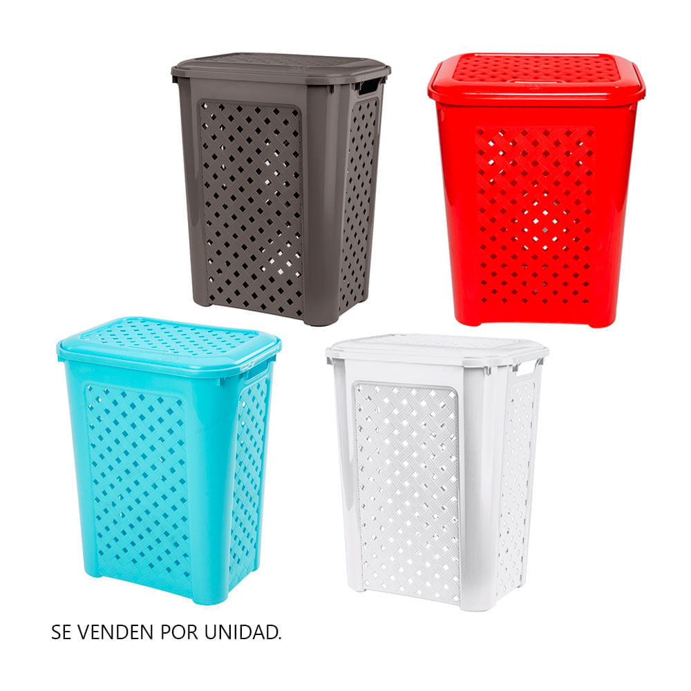 Cesto de Ropa Plástico Reyplast Nadine Grande 51 l