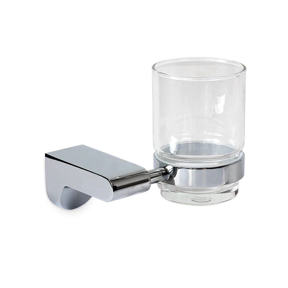 Porta Cepillo de Acero Inoxidable Cannes Orange Cromado