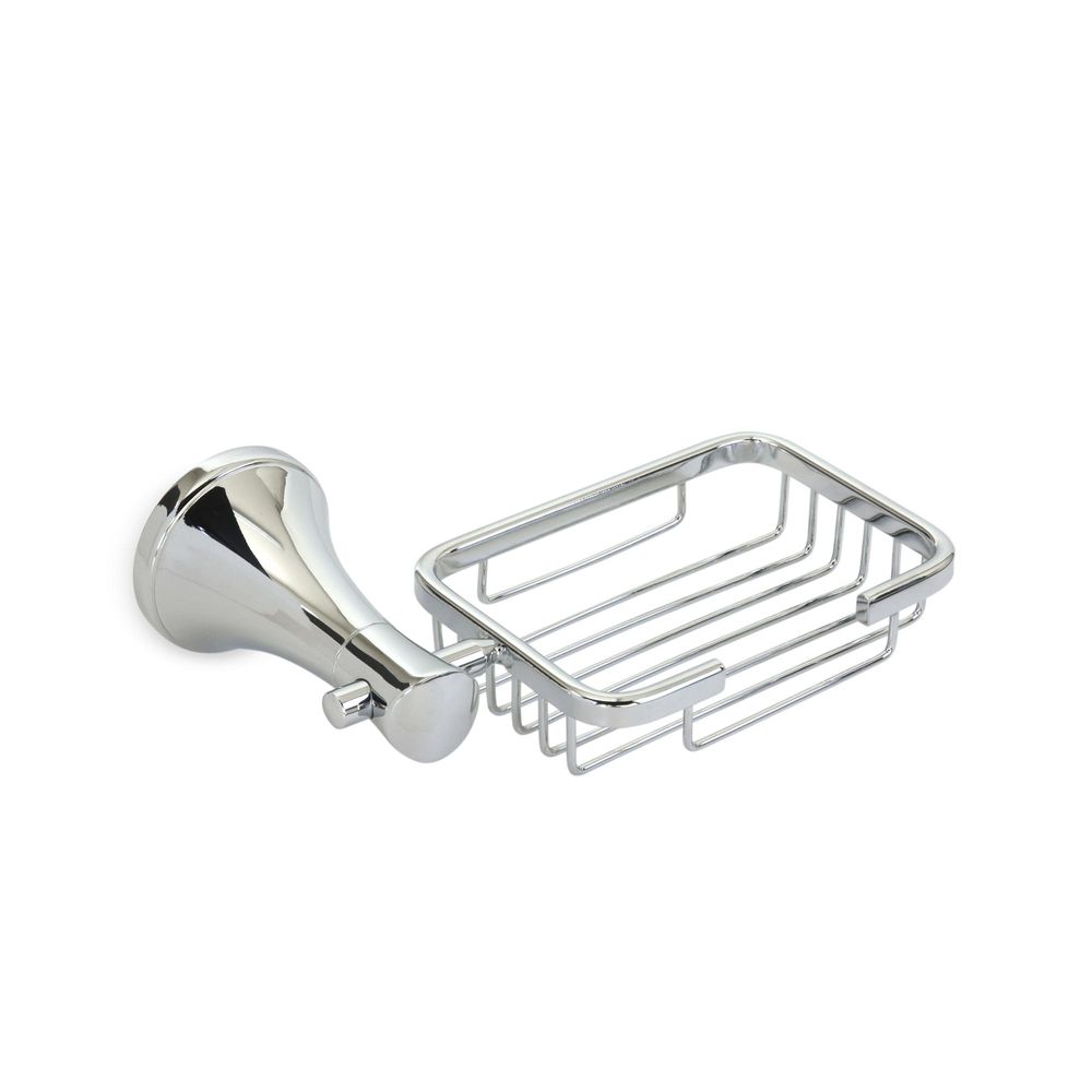 Jabonera de Acero Cromado Orange Provenza con Rejilla Plata