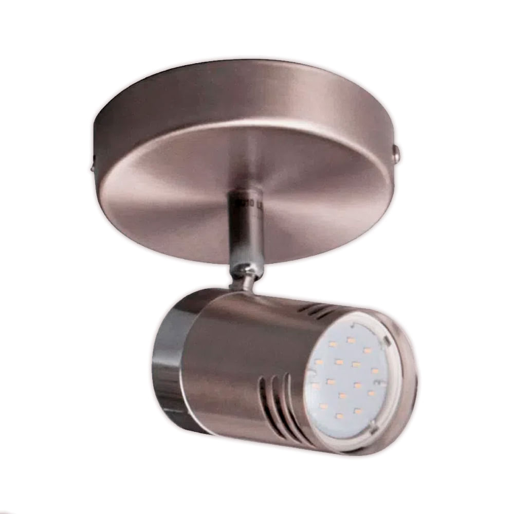 Spot Daniela GU10 Led 3W Cromo Satinado Orange