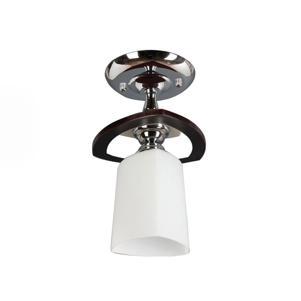 Lámpara Colgante Orange Talia Blanco/Cromo E27 60W