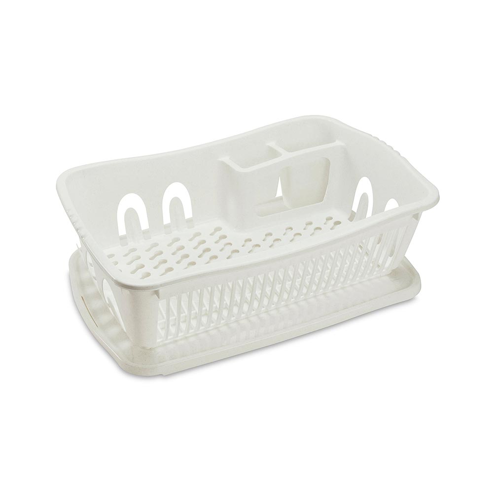 Escurridor plástico para 24 piezas blanco Basa