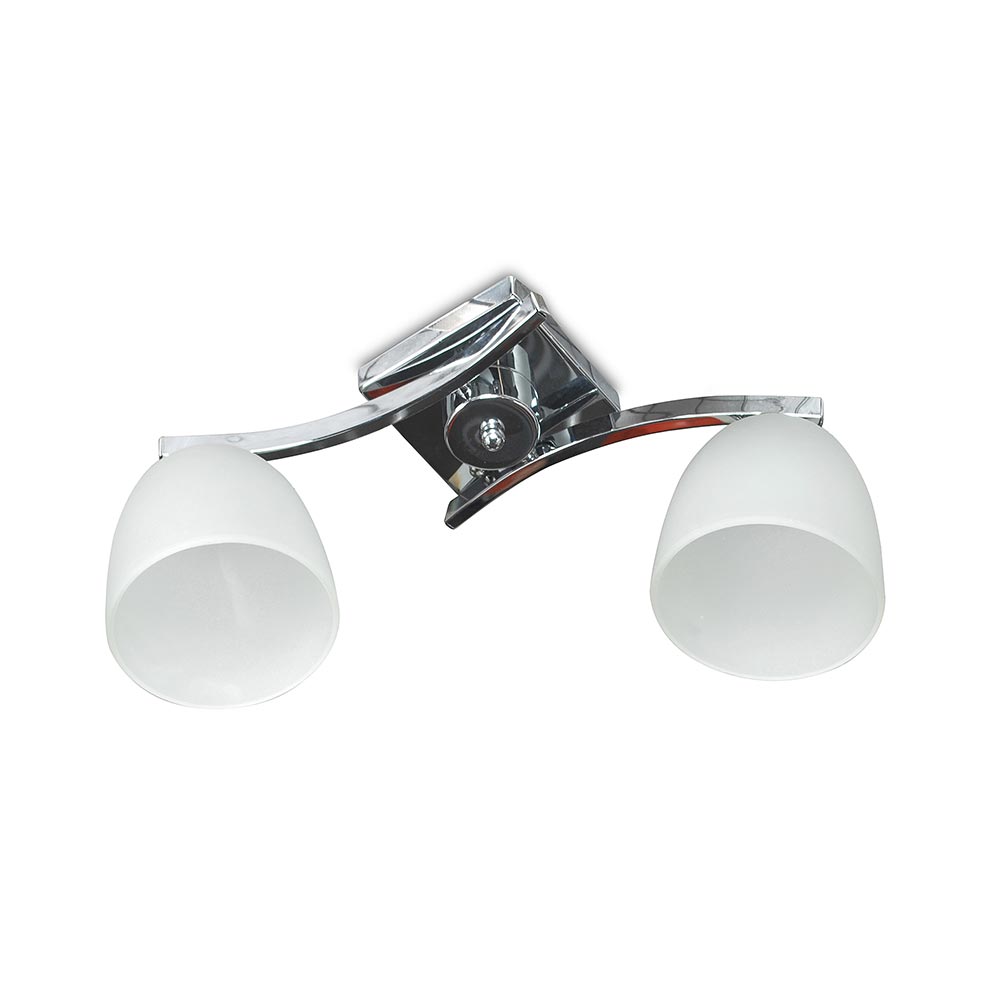 Lámpara Colgante Orange Copines 2 Luces E27 Cromo