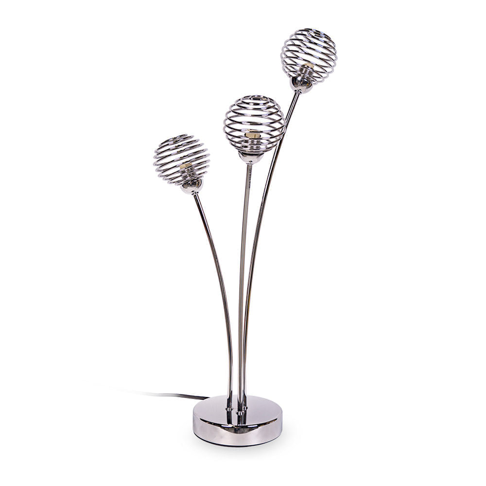 Lámpara de mesa Copos Metal G9 3 luces Orange