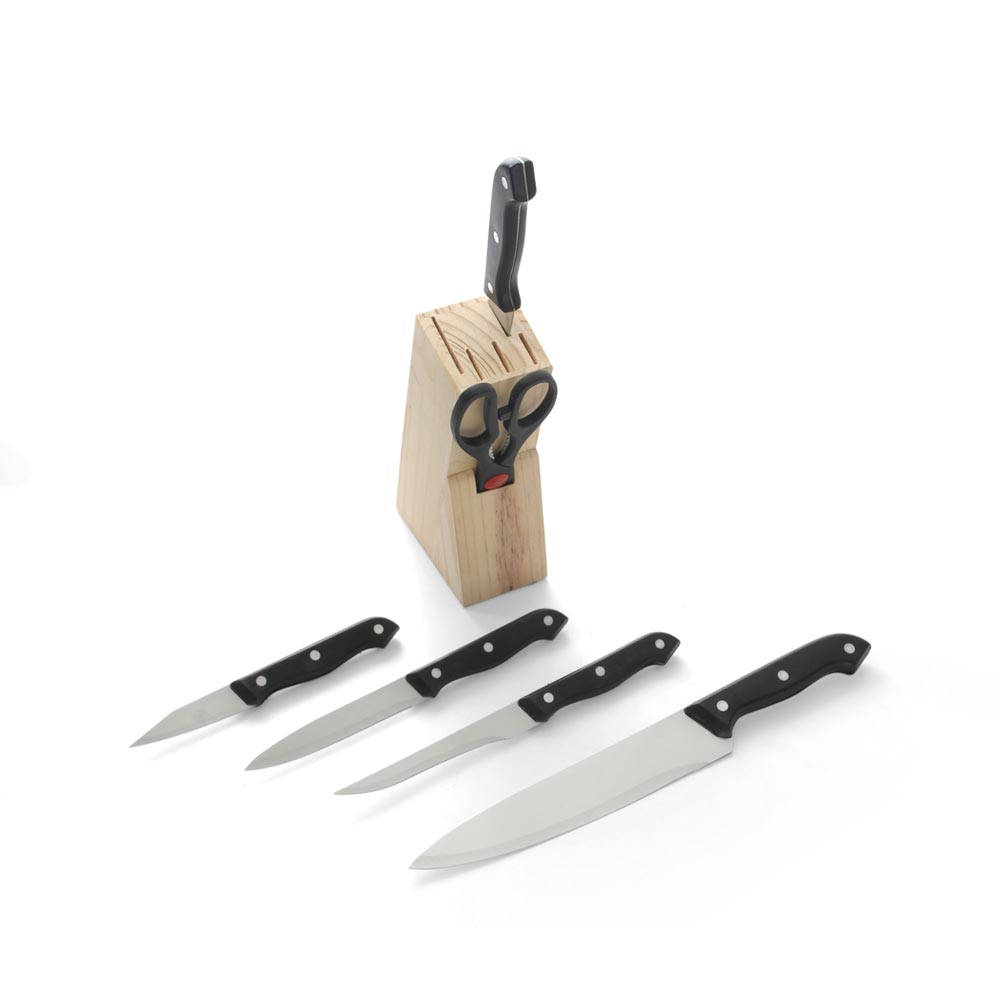 Set de cuchillos + Organizador + Tijera - Oechsle