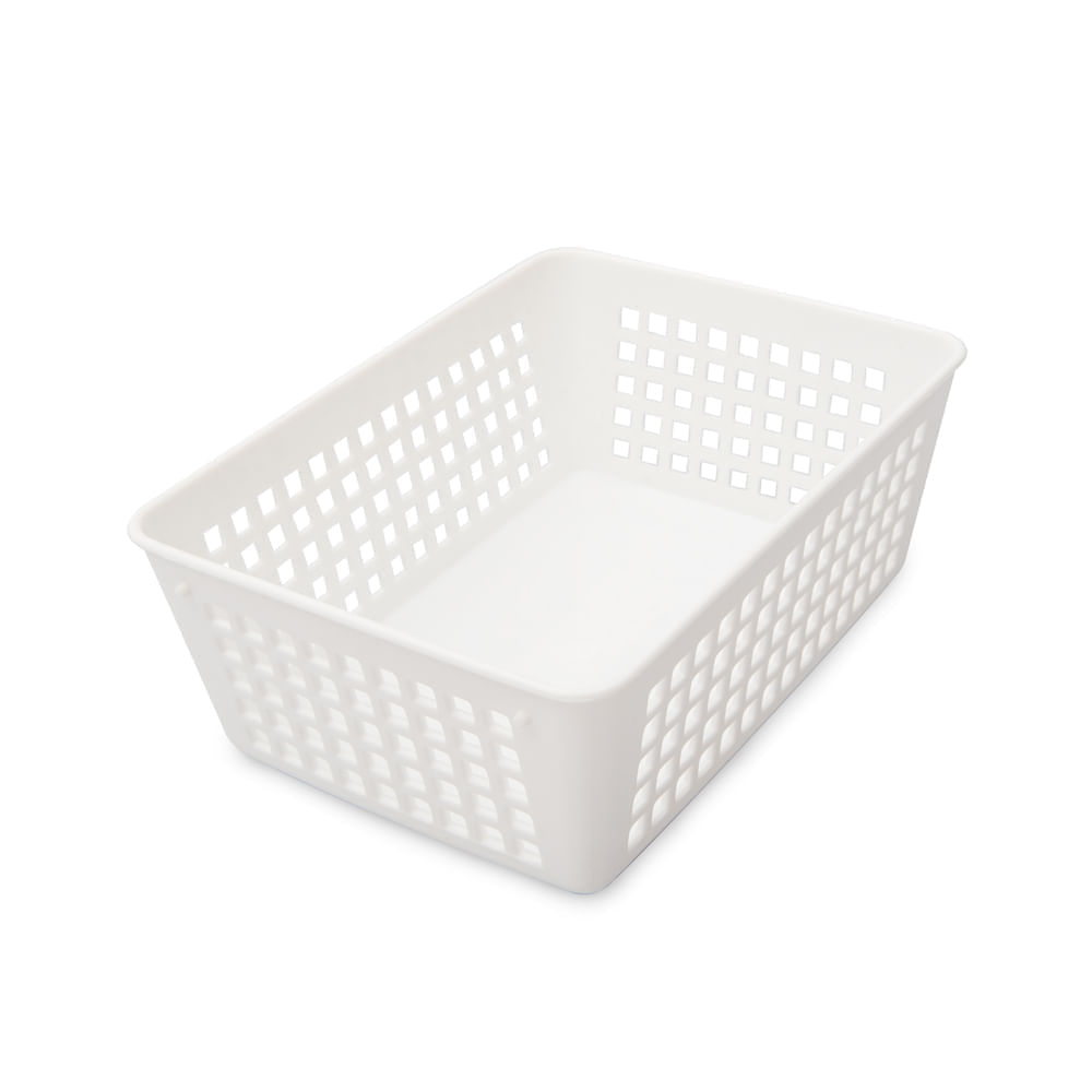 Caja Canasta Blanca Tamaño S