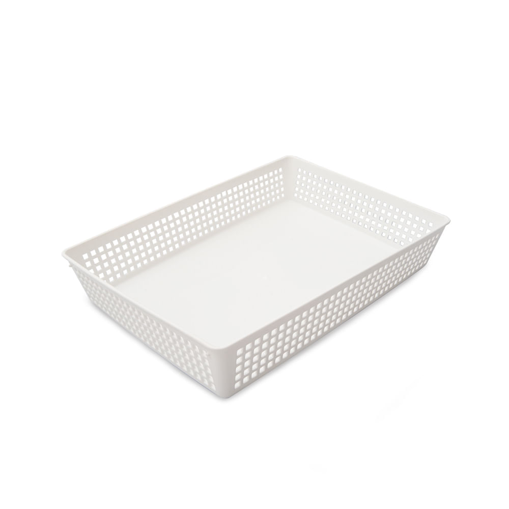 Caja Canasta Blanca Tamaño L