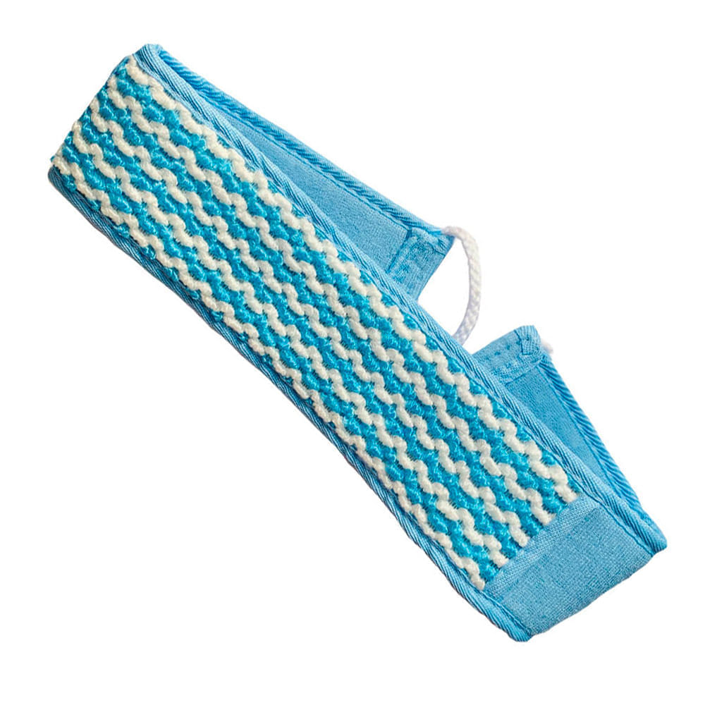 Banda de Baño Nylon con Malla Orange Azul para Espalda