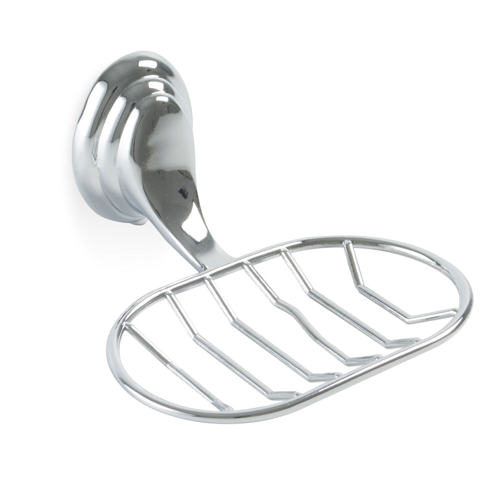 Jabonera de Acero Cromado Orange Nantes con Rejilla Plata