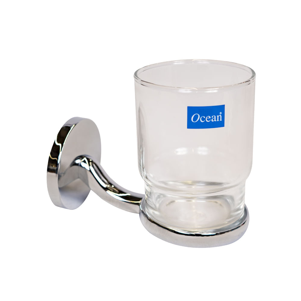 Porta Cepillo Orange Niza de Acero Inoxidable Brillante