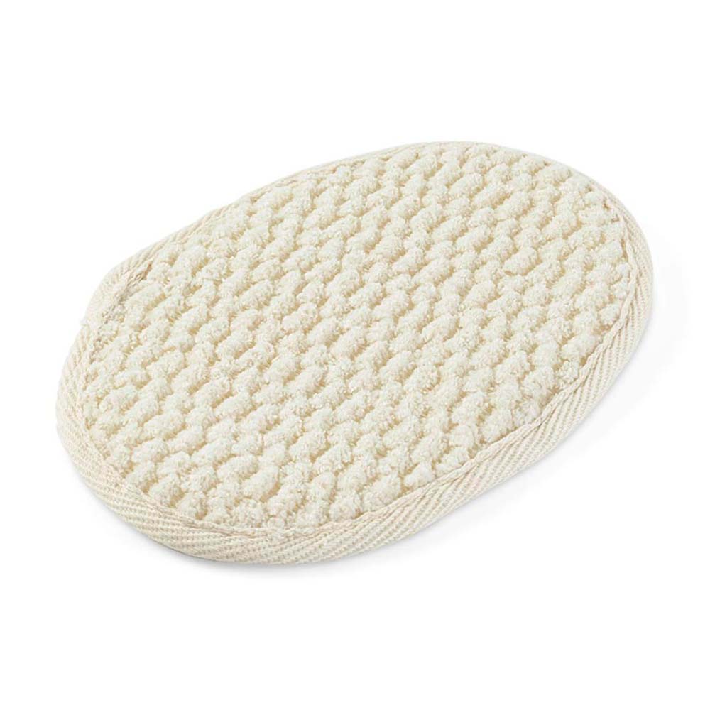 Esponja de Baño Orange Natural en Malla de Poliuretano Beige