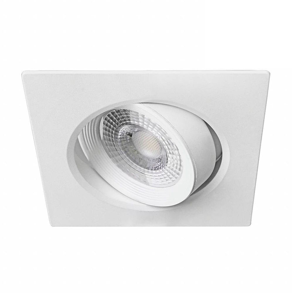 Spot LED Integrado Lightech Dirigible Cuadrado 7W 10.5cm Luz Fría