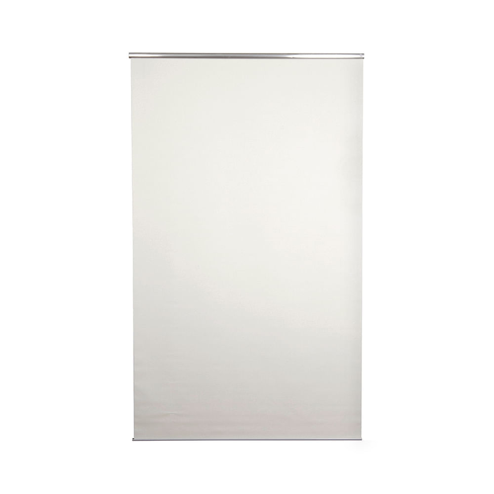 Cortina Roller Malla Solar 120x180cm Blanco Orange