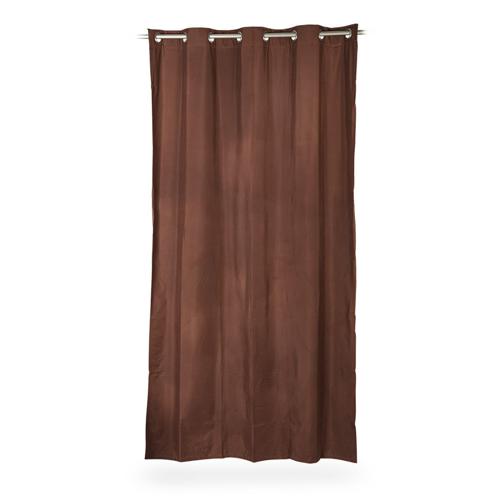Cortina Blacout 140x250cm Chocolate Orange