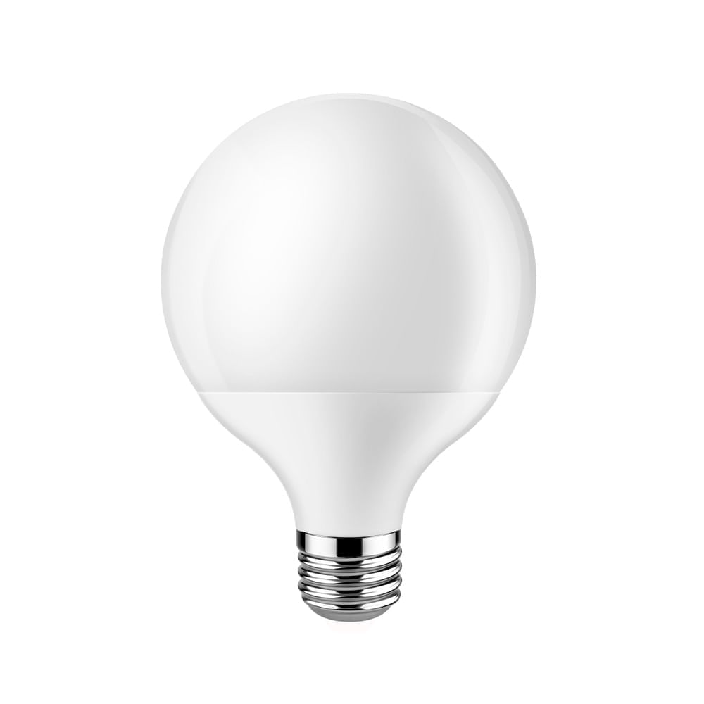 Foco LED Orange Globo Lf E27 15W Luz Fría Policarbonato Blanco