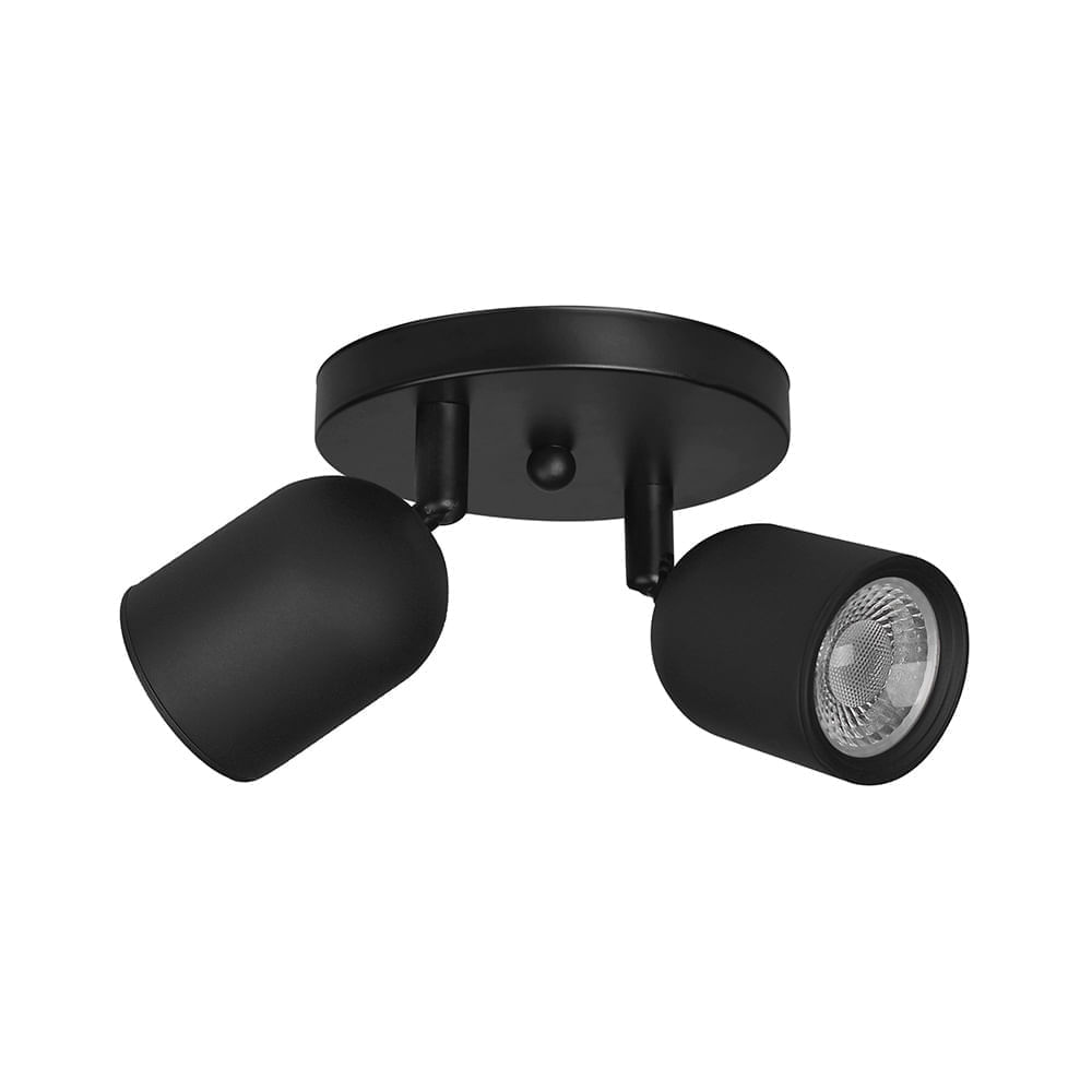 Spot LED para adosar 14W Negro Luz Cálida Lightech