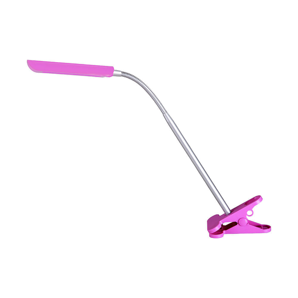 Lámpara de escritorio LED Pinza Morada Orange
