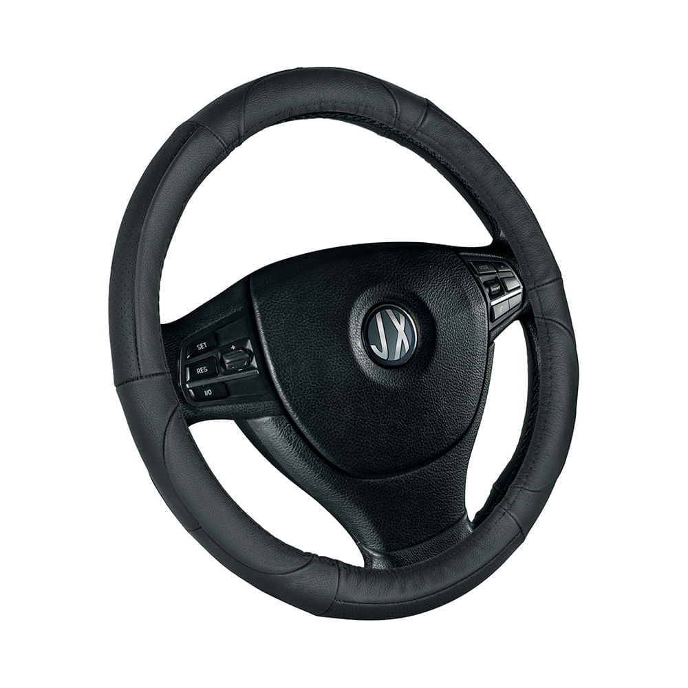 Cobertor de Volante de Cuero Werken Negro