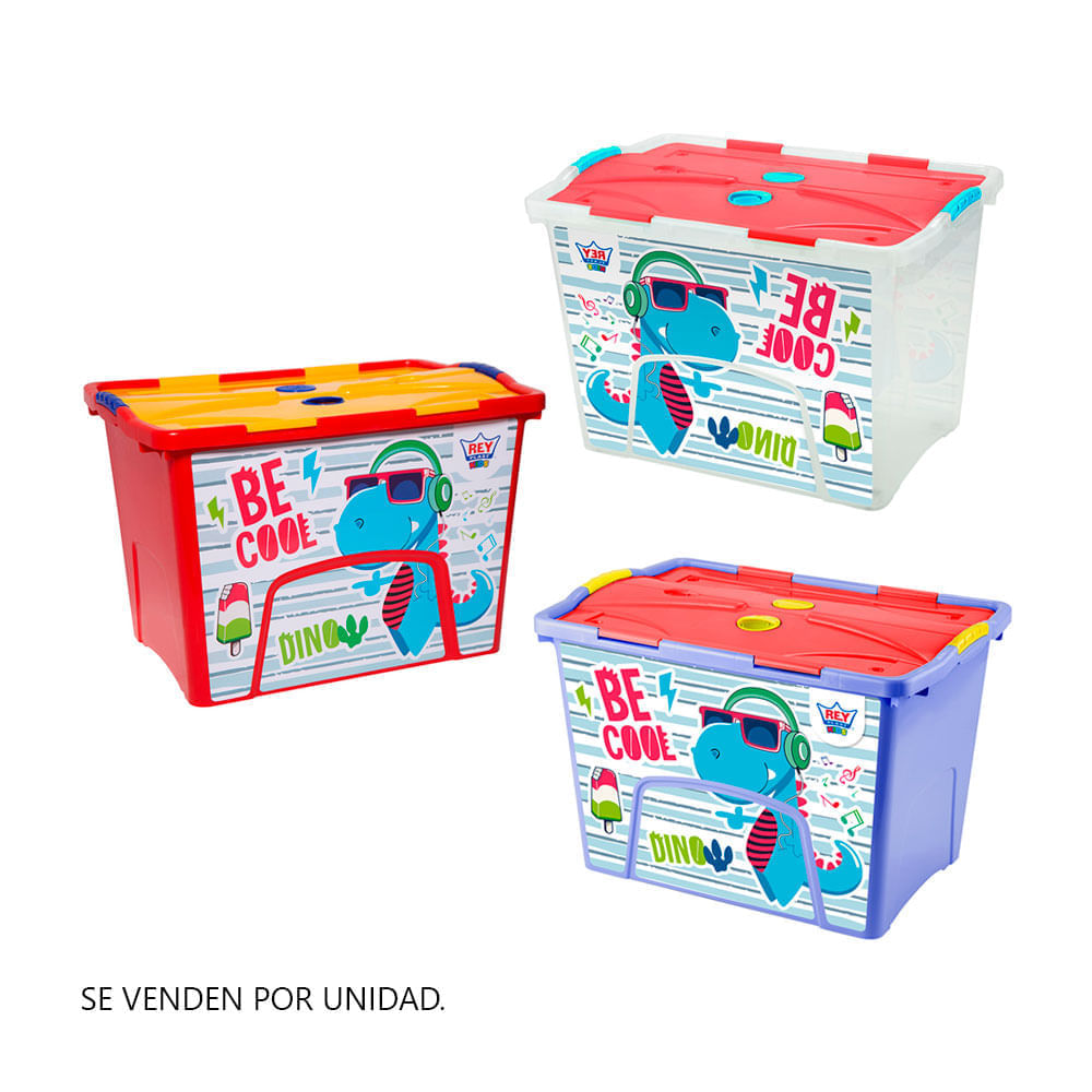 Baúl decorado niño Móvil Lock #100 78.4L Reyplast