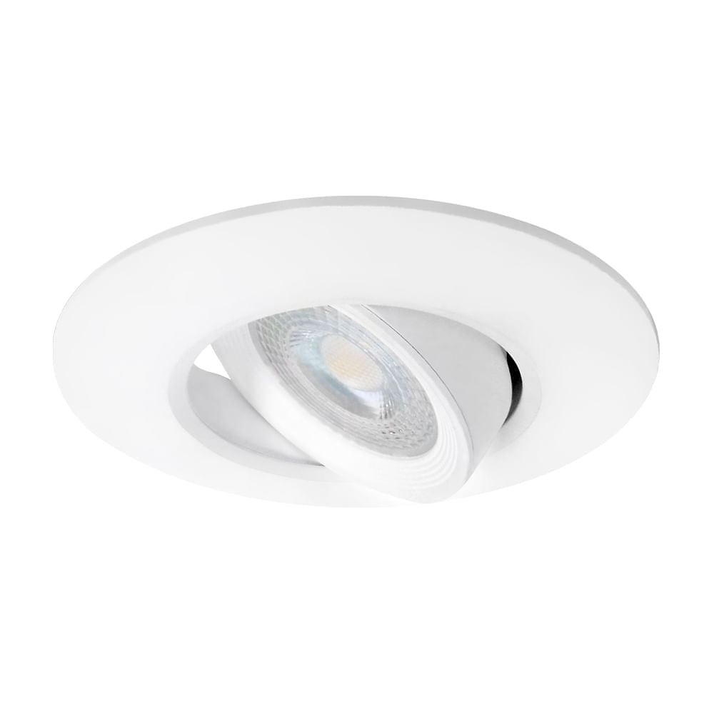 Spot LED Integrado Lightech Dirigible 5W 10.5cm Luz Cálida Blanco