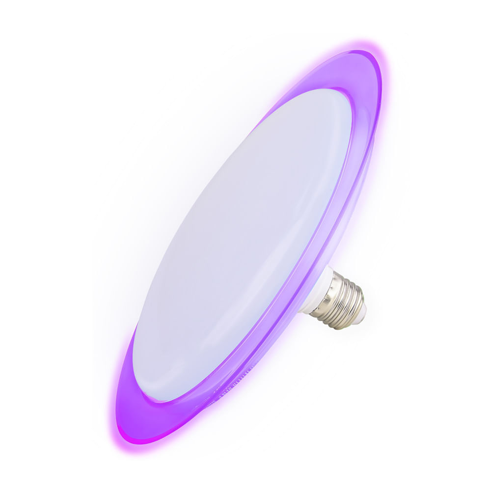 Plafón LED UFO 20W Morado Luz Fría