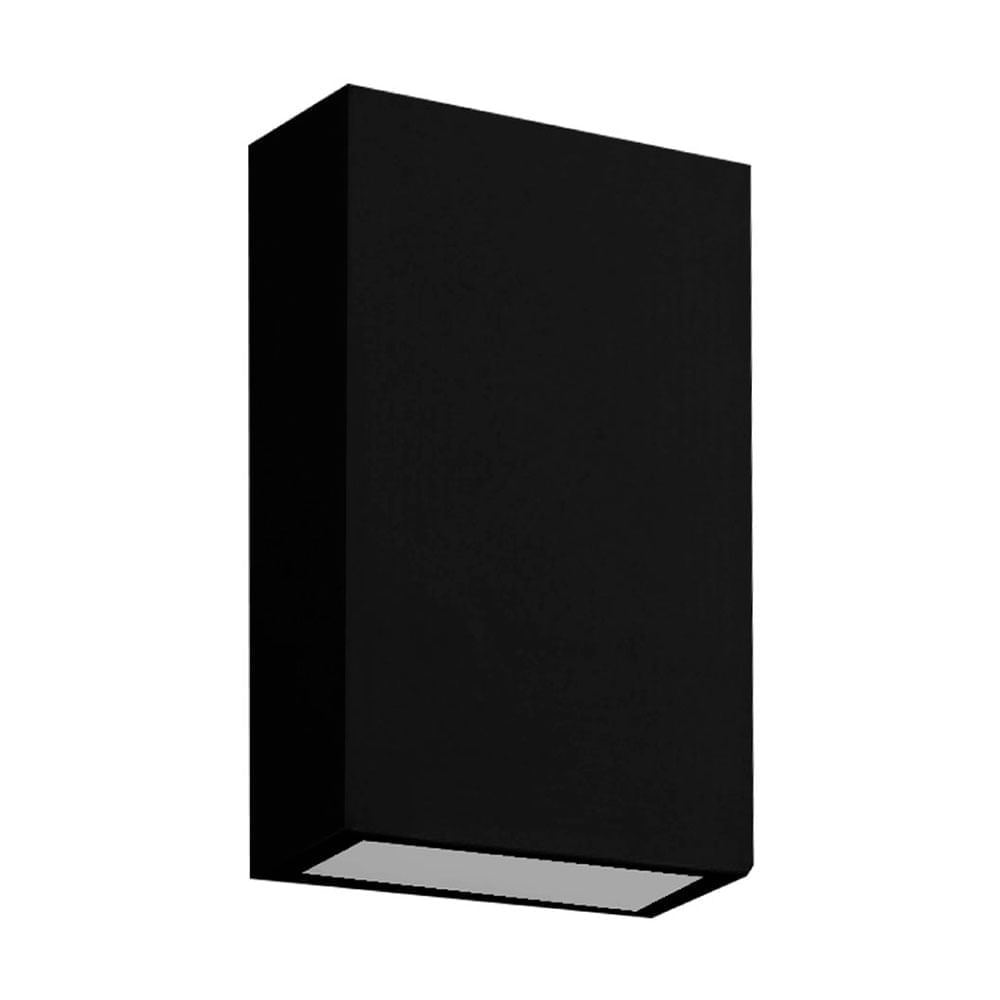 Aplique exterior LED 2 luces 4W Negro Luz Cálida Lightech