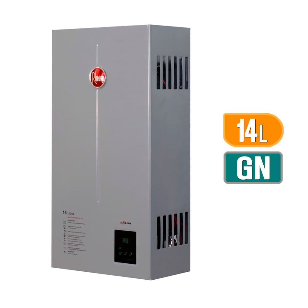 Rheem Terma A Gas 14L Gn Gris