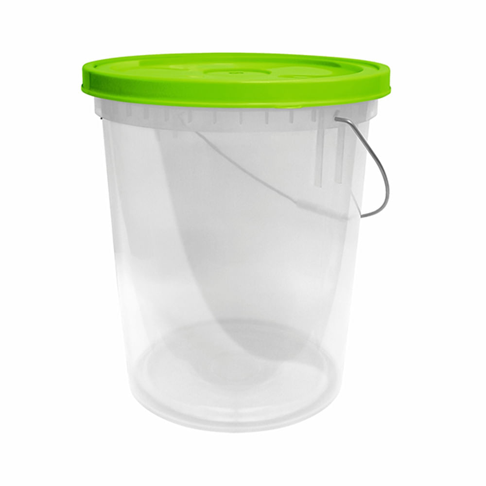 Balde Comercial Basa Modelo Comercial Verde de 20 litros