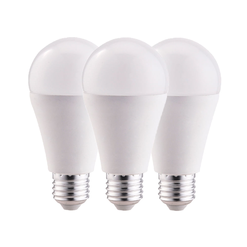 Foco LED Bulbo Orange Lc x3 15W Luz Cálida (Pack de 3)