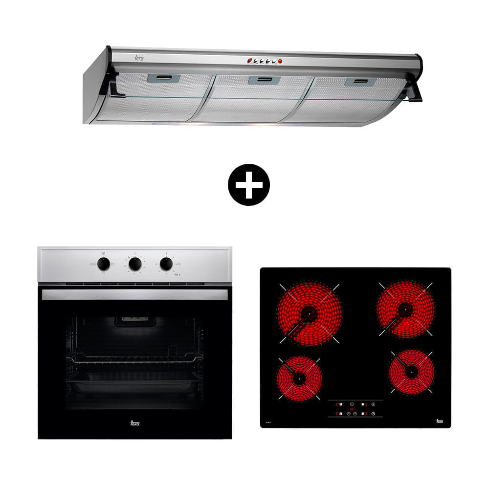 Tricombo Campana + Cocina + Horno HBB535