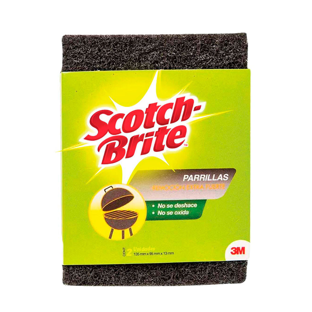 Esponja Parrillas Scotch Brite x 2 Unidades