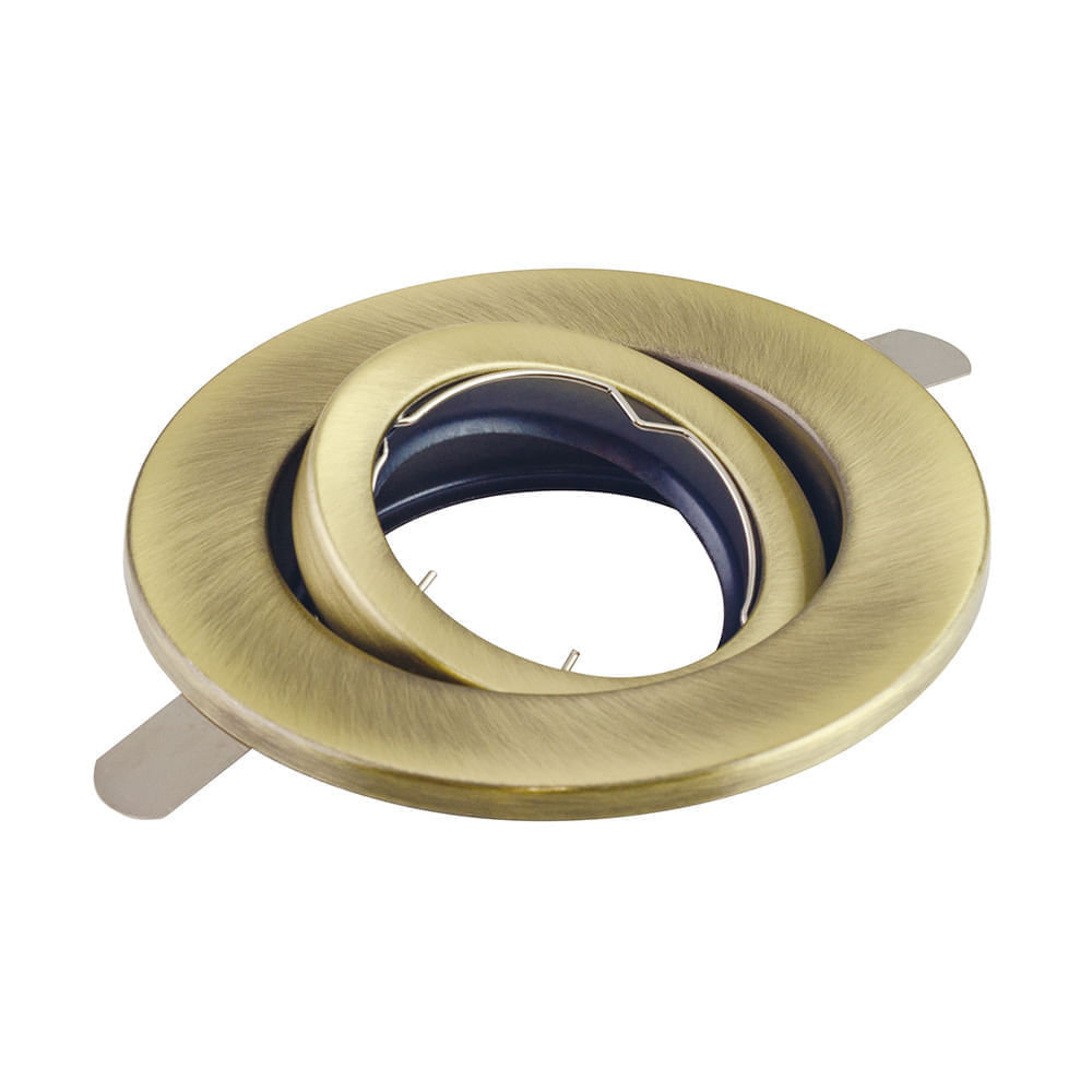 Spot para dicroico Llano Luminika 11cm Dorado